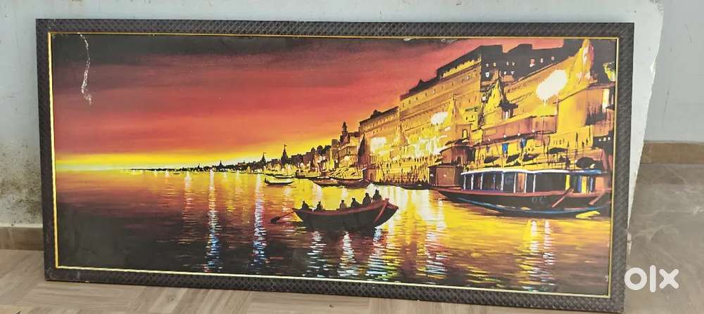 Banaras ghat painting
