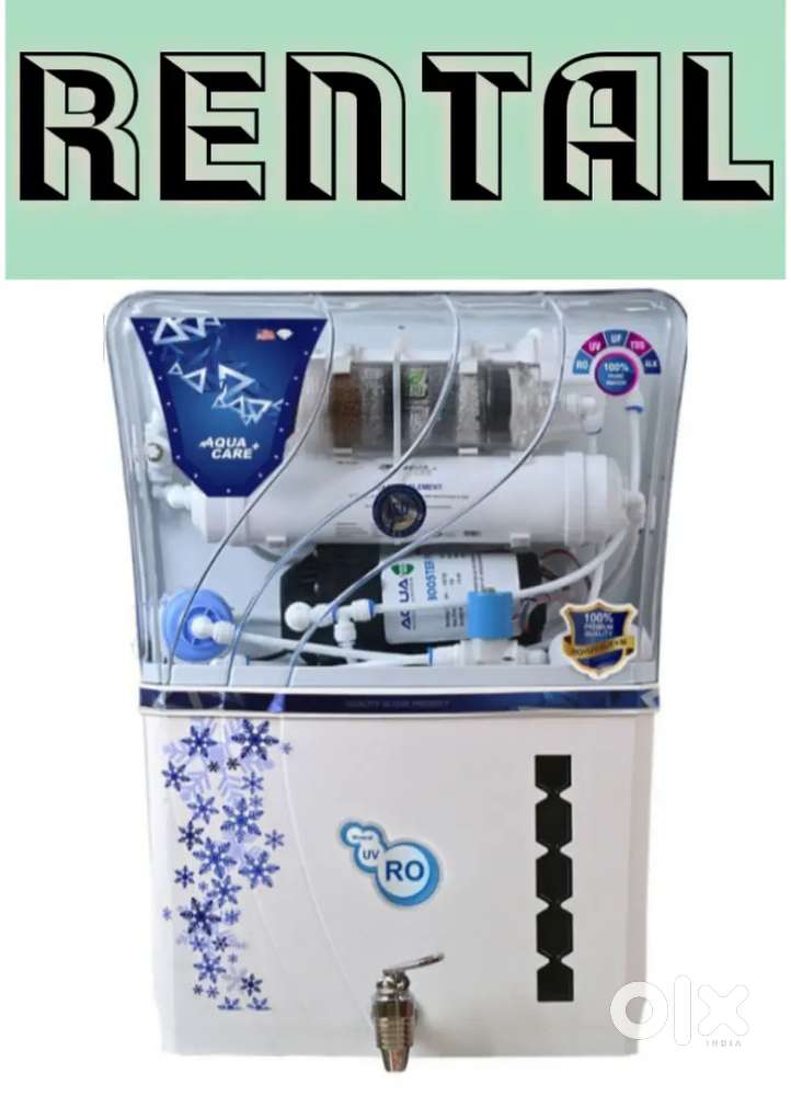 Water purifier available on rent