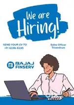 We have Urgent Openings in *Bajaj finance Ltd