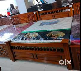 Teak wood padak wood cot manufacture factory outlet