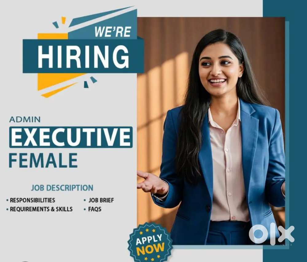 Admin, HR, Business Development executive, PA , customer support hindi