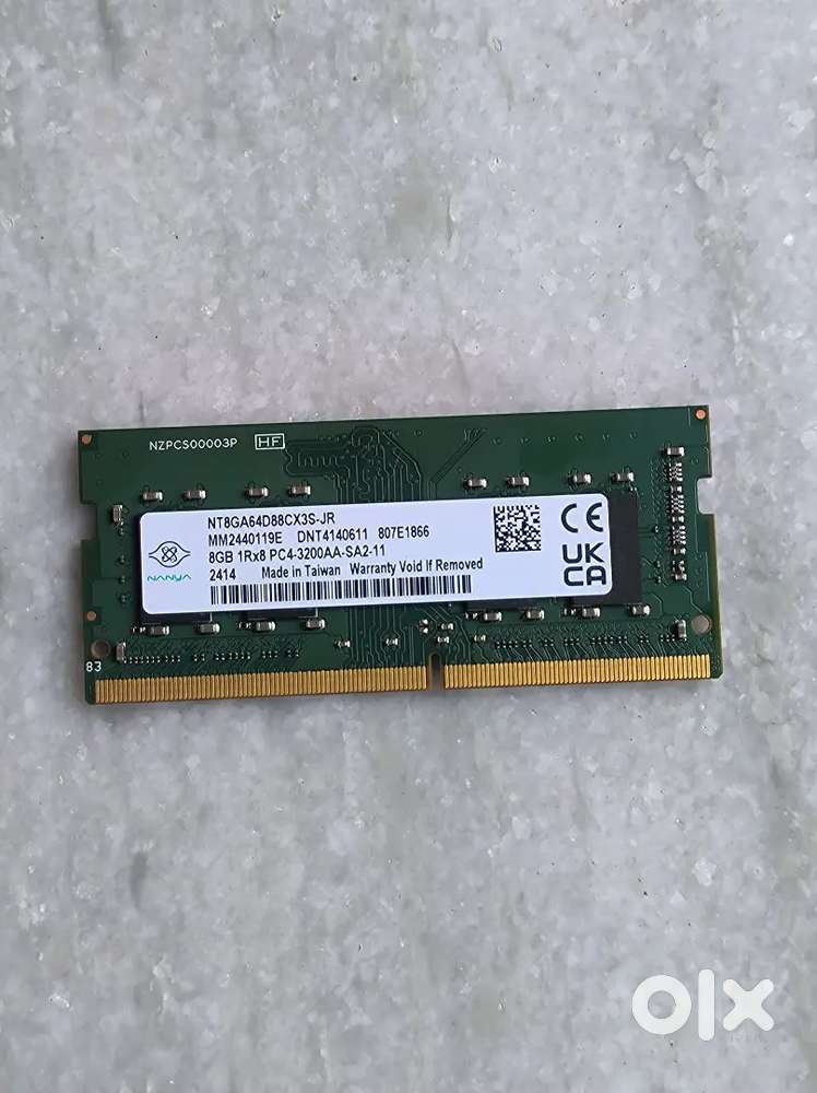 Nanya Technology 8GB Laptop Ram, DDR4 3200Mhz