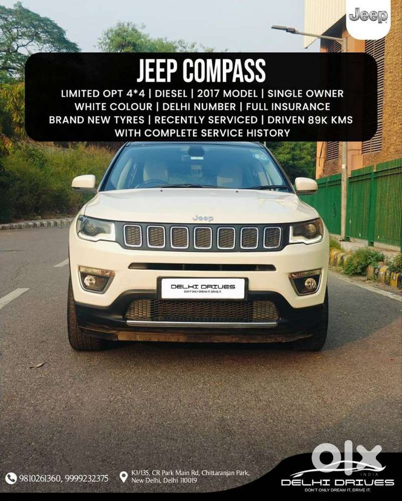 Jeep Compass 2.0 Limited Option 4X4, 2017, Diesel