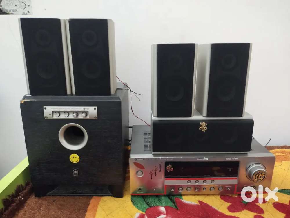 Yamaha 5.1 amplifier all setup well condition