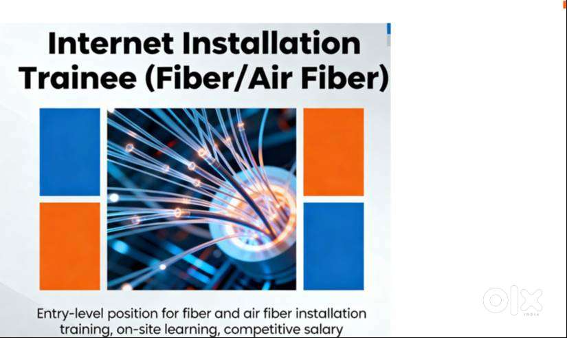 Fiber Air Fiber Internet Installation Technitian Trainee