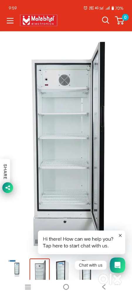 Blue star visi cooler ( SC375F-Super cooler