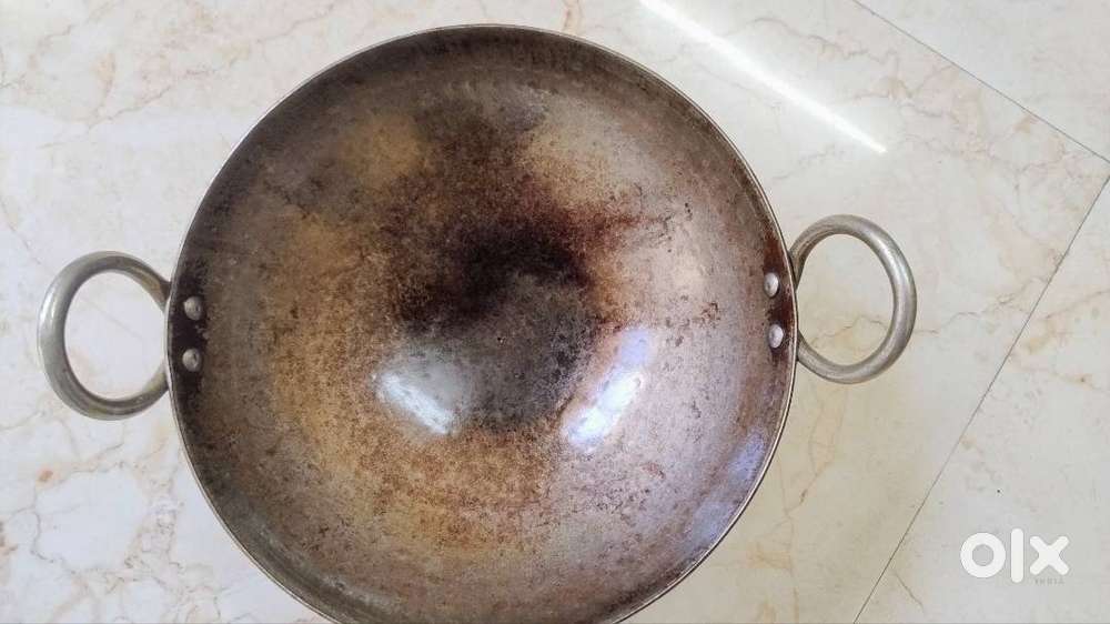 RBY 2.5 Litre (10.5 Inch / 26 CM) Hammered Food Grade Iron Kadai