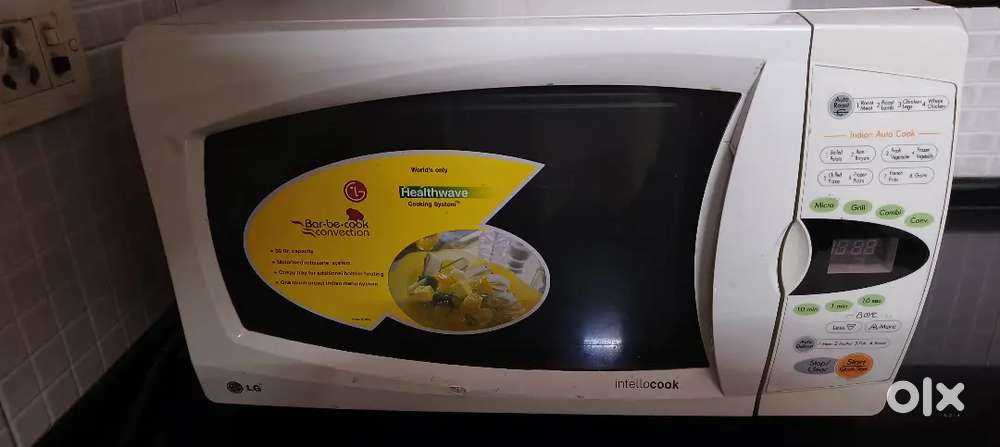 Microwave + gas stove