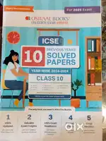 Oswaal Class-10 ICSE PYQ'S solved papers