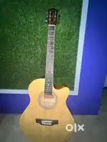 New unused semi electric guitar