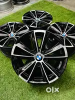 BMW ALLOY WHEELS 17 INCHES (GOOD CONDITION)