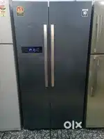 Panasonic side by side fridge / refrigerator with warranty on bill