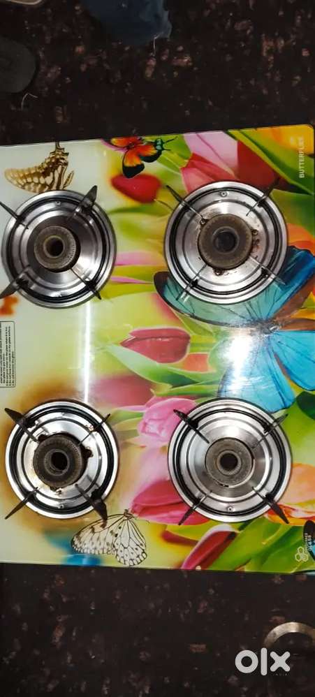 4 burner gas stove