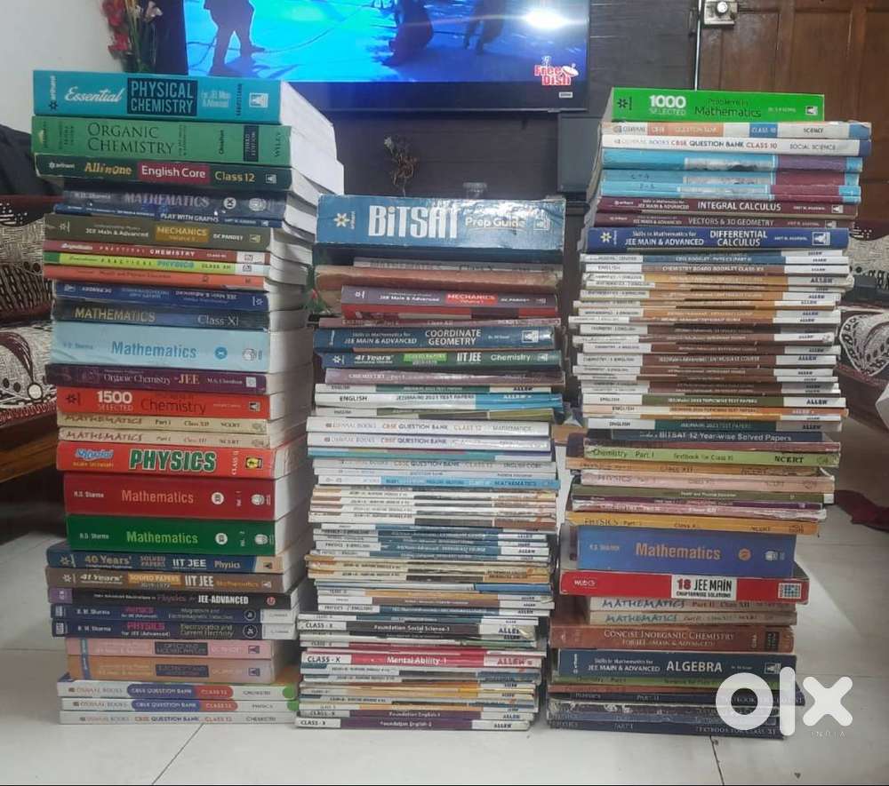 JEE-Class 11+12 Full Study Material P+C+M-All Books in One Lot