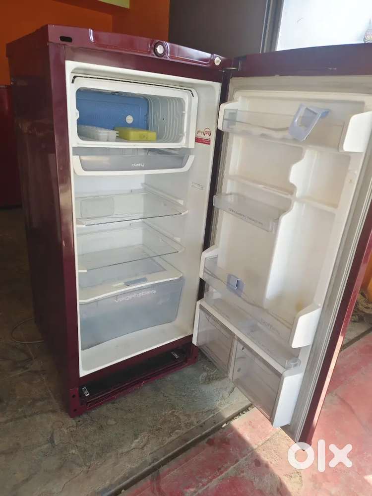 Double door fridge single door and washing machi