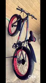 Used only 10 days BIKKER Fat Tyre Cycle for Men