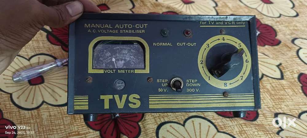Manual stabilizer  in running condition..for urgent sell