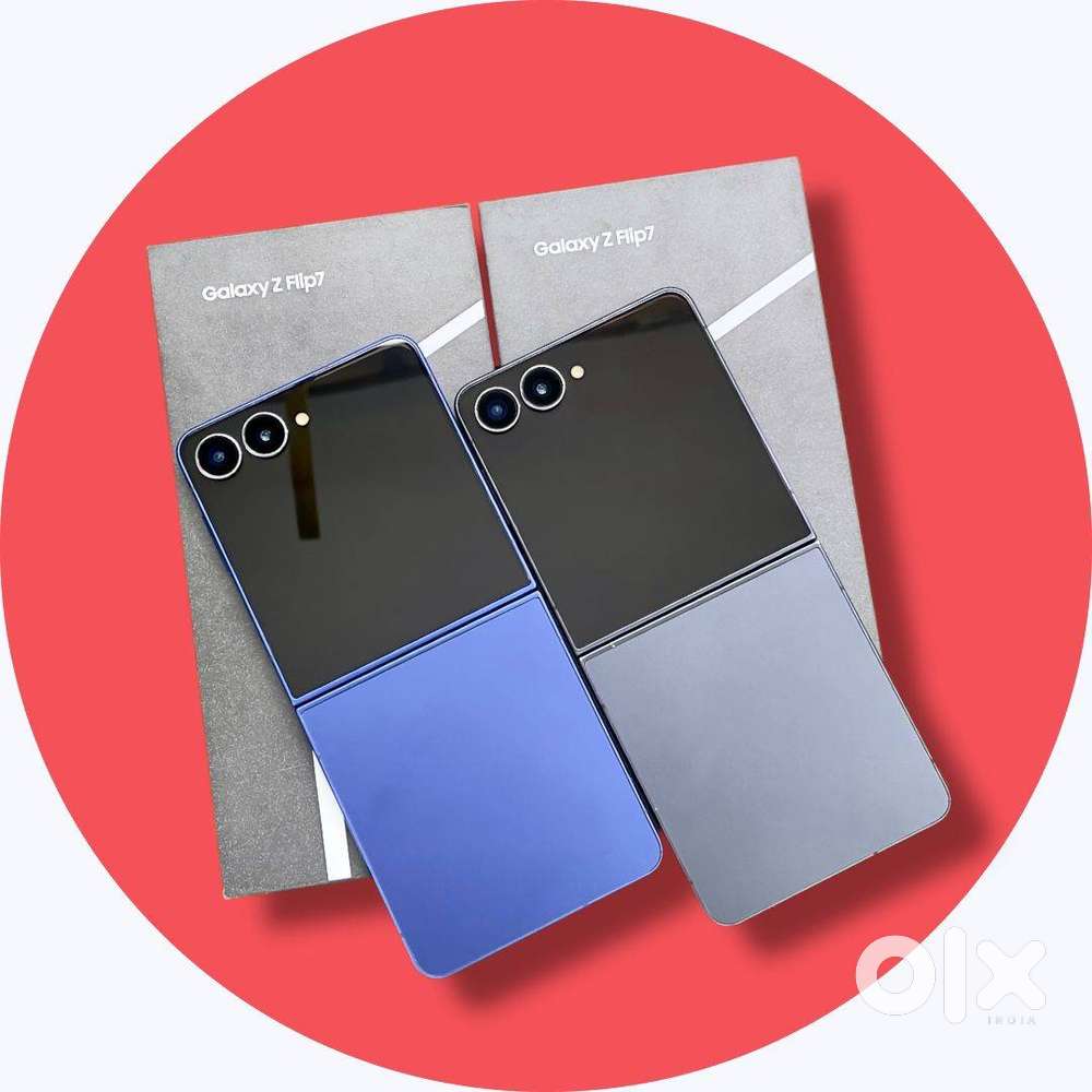 Samsung Galaxy Z Flip 7 12GB/512GB - Indian Unit Blue & Black Color
