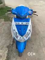 Honda Dio white with blue