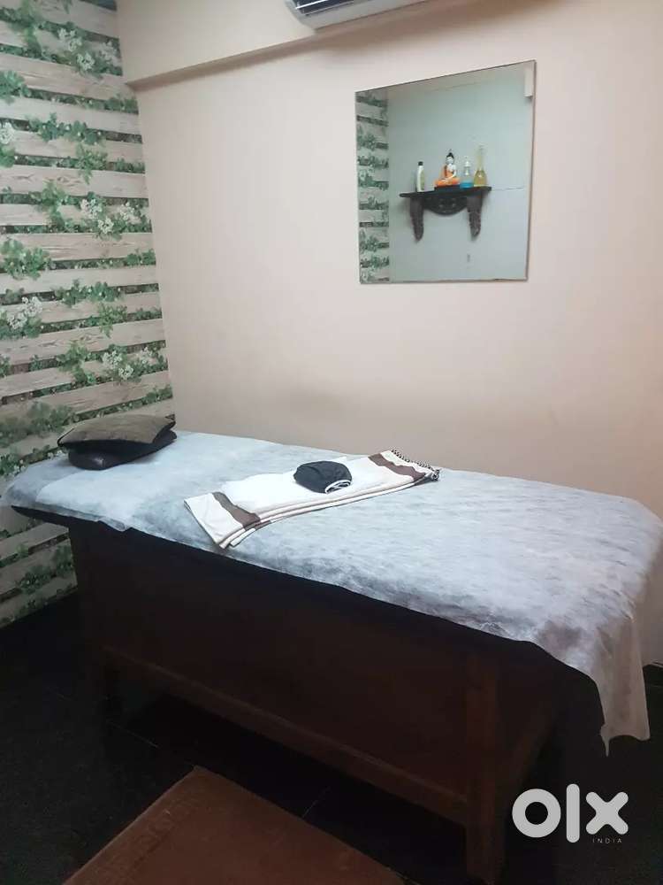 Female spa therapist