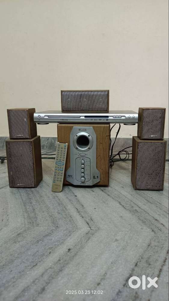 Onida dfx-7100 CD player with waves 5.1 Home theatre system