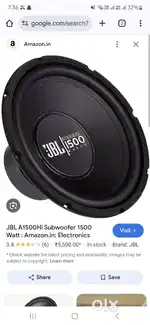 Jbl 1500 watt subwoofer