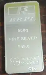 BRPL SILVER BAR 500gm 999 rs.79000