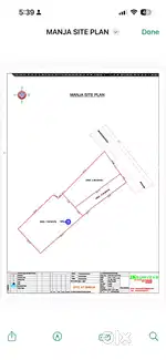 Road side property for sale on Manja Aruvikkara Road