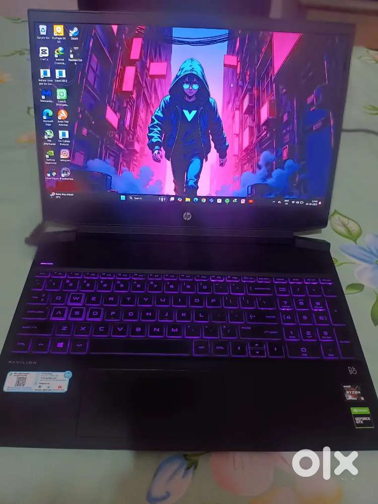Hp pavilion gaming laptop 16 GB Ram 1650 nvidia graphics card