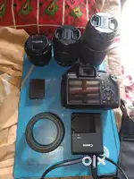 Canon triple lence dslr camera koi kami nhi h