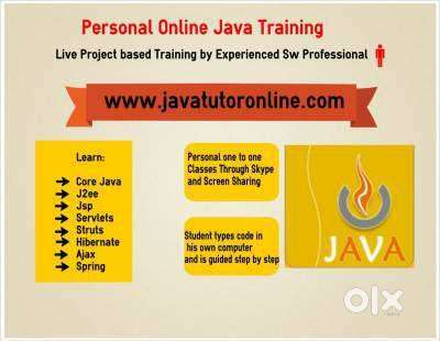 Private Online Java Training by 15 Yrs Exp