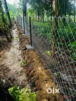 Chain link mesh fencing ,barbed wire ,slab wall contractor in kerala