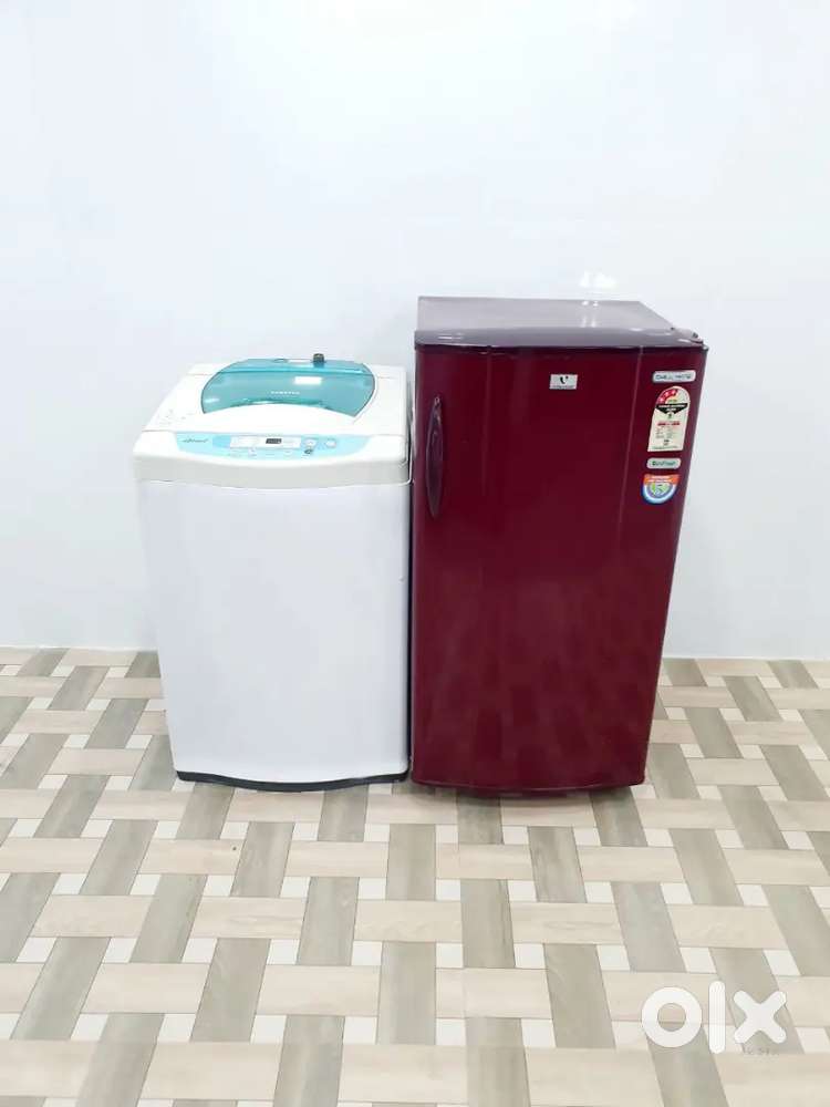 Washing Machine & Refrigerator in Good Condition for Sale