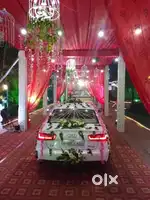 Marriage wedding barat procession car Audi A4 A6 Jaguar XF300 Vintage