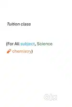 Home tuition available