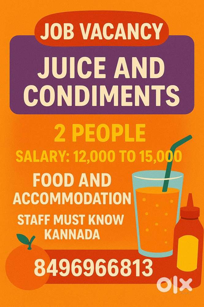 Juice and Condiments