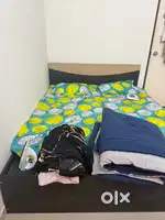 5months used wooden bed.