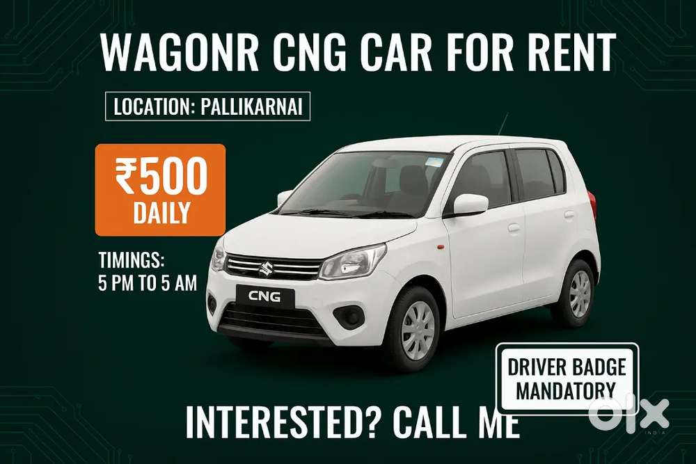 Driver for WagonR CNG Car - Pallikaranai