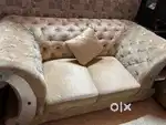 Two seater sofa ,3 piece with sofa table