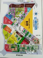 Paek facing Plot for sale in sector 77 gmada mohali near sohana
