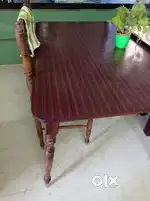 Teak Dining table with 3 chairs