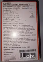 Mi 360 ddegrees home camera