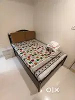 BED WITH STORAGE AND MATTRESS 4FT X 6FT
