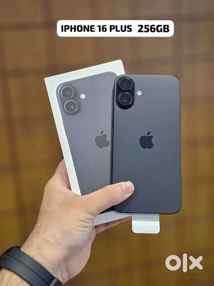 IPHONE 16 PLUS  256GB  BLACK  INDIAN WITH BGST BILL CARE WARRANTY