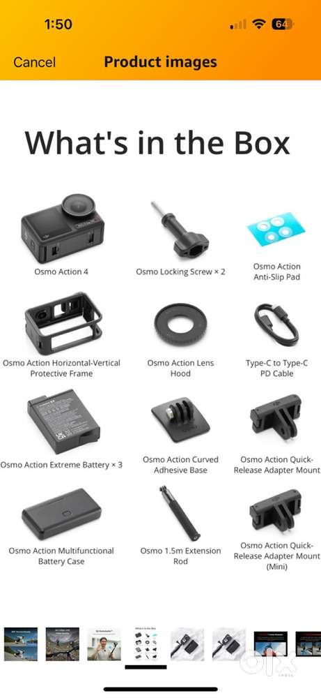 DJI ACTION4 adventure combo