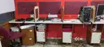 Office workstation and storage boxes