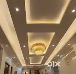 Gypsum false ceiling and interior works