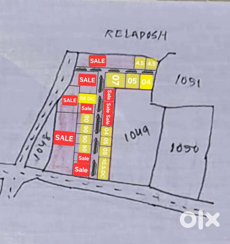 BAGDEGA PLOTE PRICE 1,20,000 PR DESMIL RAGISTRY FEE BAUNDREE FREE