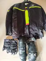 Riding jacket with gears motowere brand size 2xl