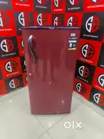 ¥€BOTH RED COLOUR WASHING MACHINE AND FRIDGE AVAILABLE IN REASONABLE P